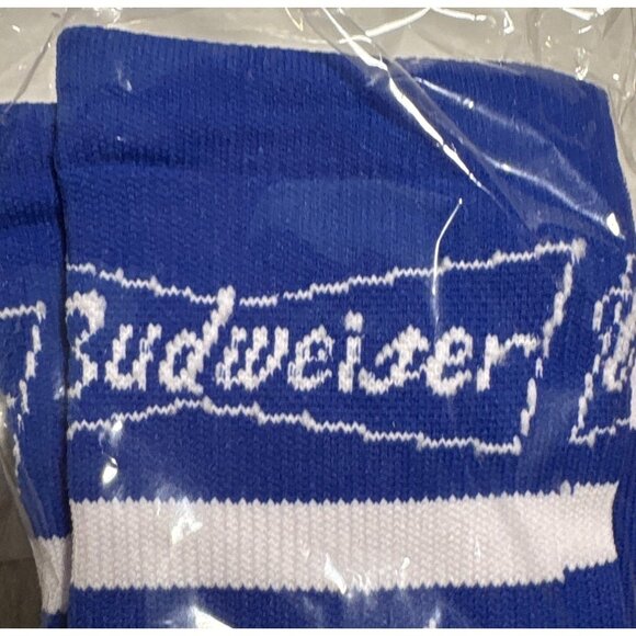 Toronto Blue Jays Socks Budweiser Blue White Knit Unisex M/L New - Picture 3 of 4